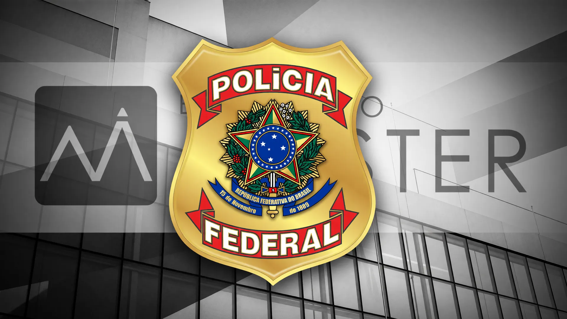 Brasão da Polícia Federal: Andrei Rodrigues defende corporação contra ataques ao sistema