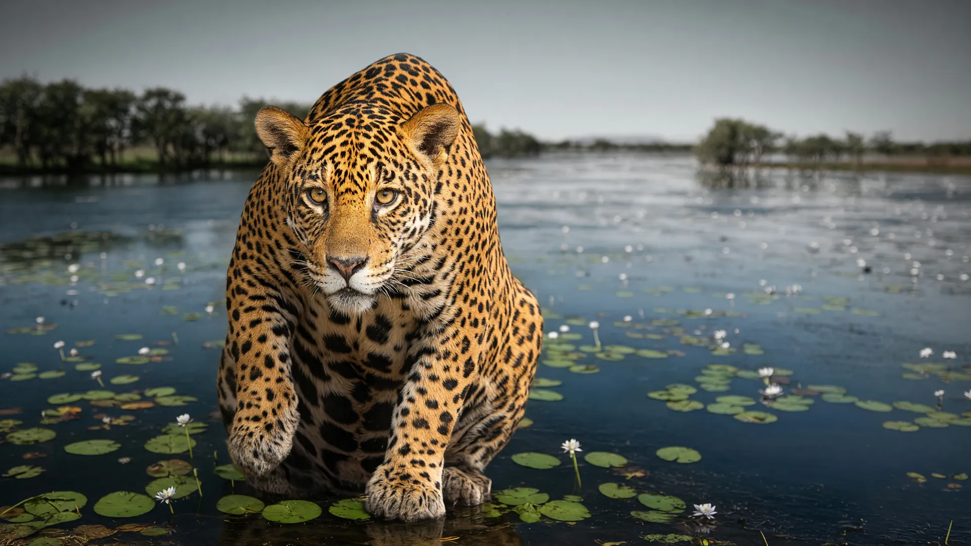 Onça-pintada no Pantanal: animais migratórios protegidos pela COP15 em Campo Grande