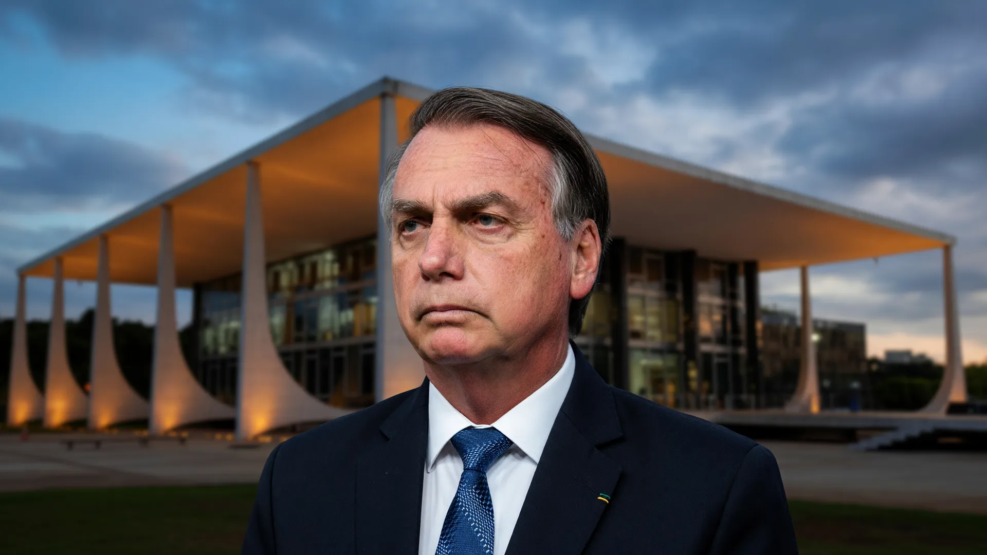 Bolsonaro em sessão no STF sobre prisão domiciliar e broncopneumonia em composição editorial