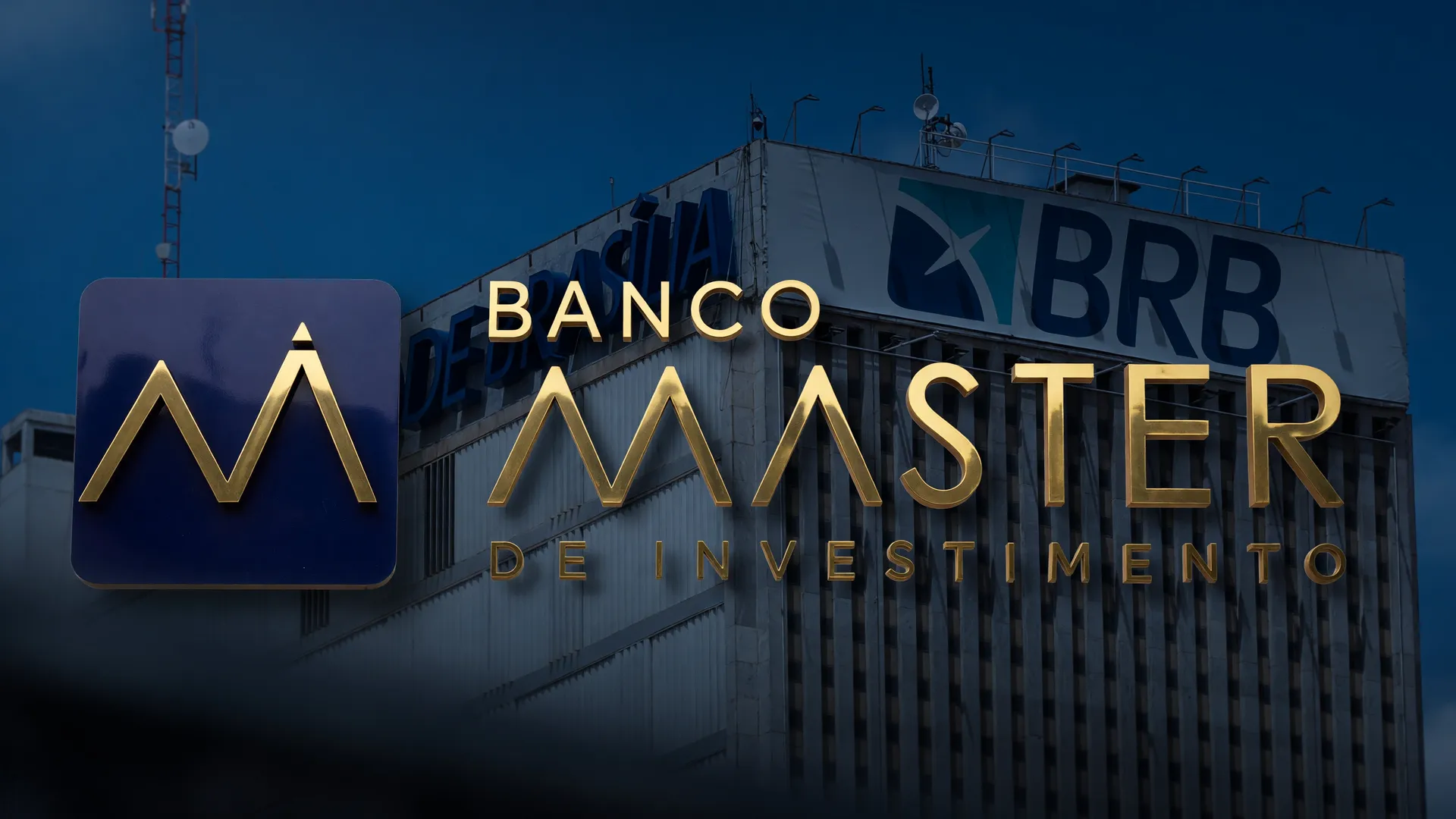 Edifícios de bancos envolvidos na investigação de carteiras podres Banco Master BRB