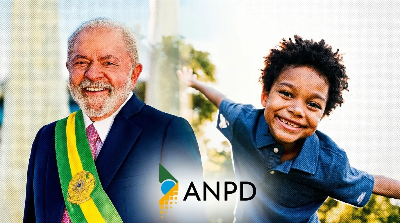 Presidente Lula e criança, simbolizando decreto ECA Digital e proteção de crianças em redes sociais