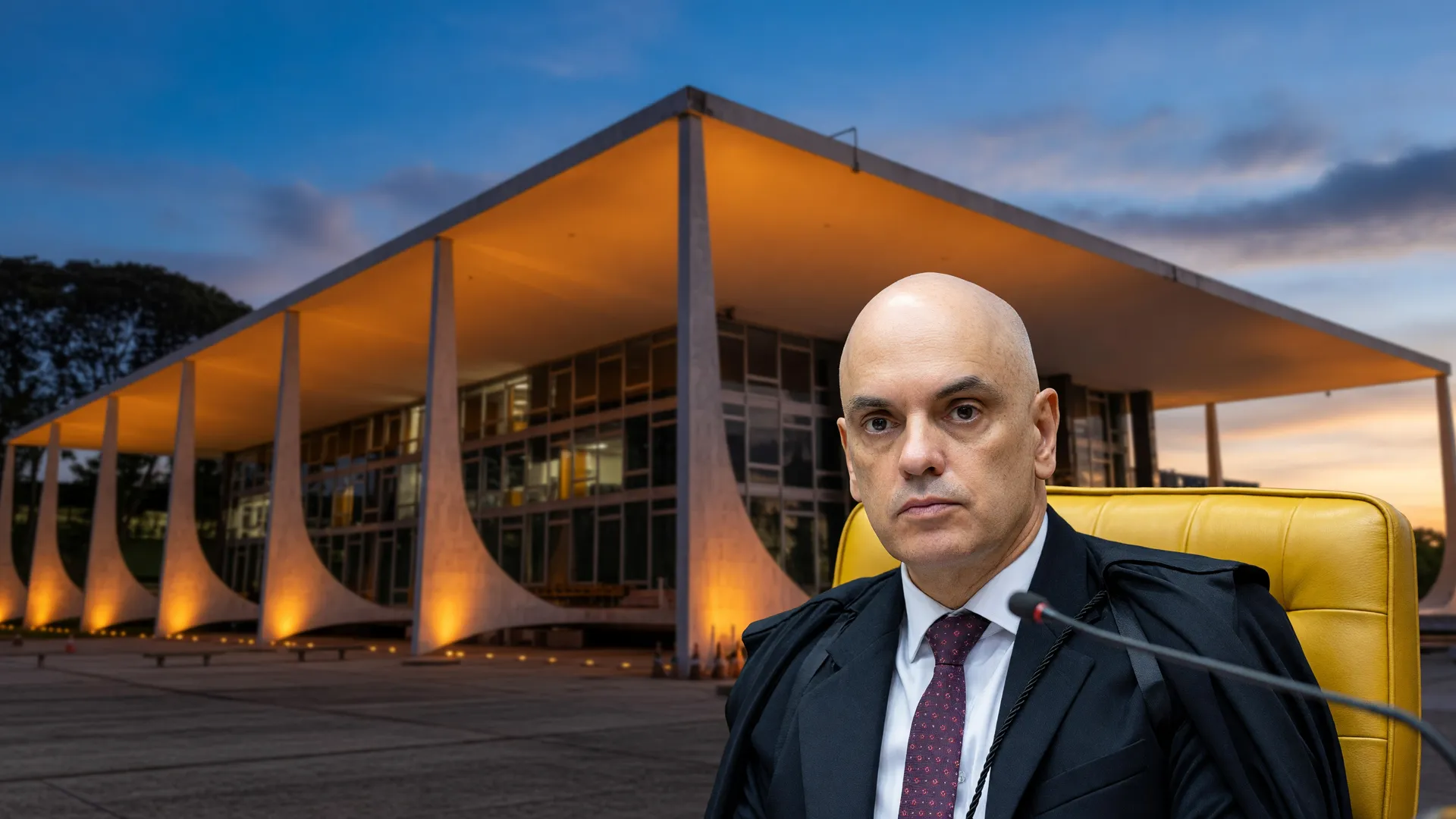 STF com juiz em primeiro plano; deputado réu por ofensas a comandante do Exército