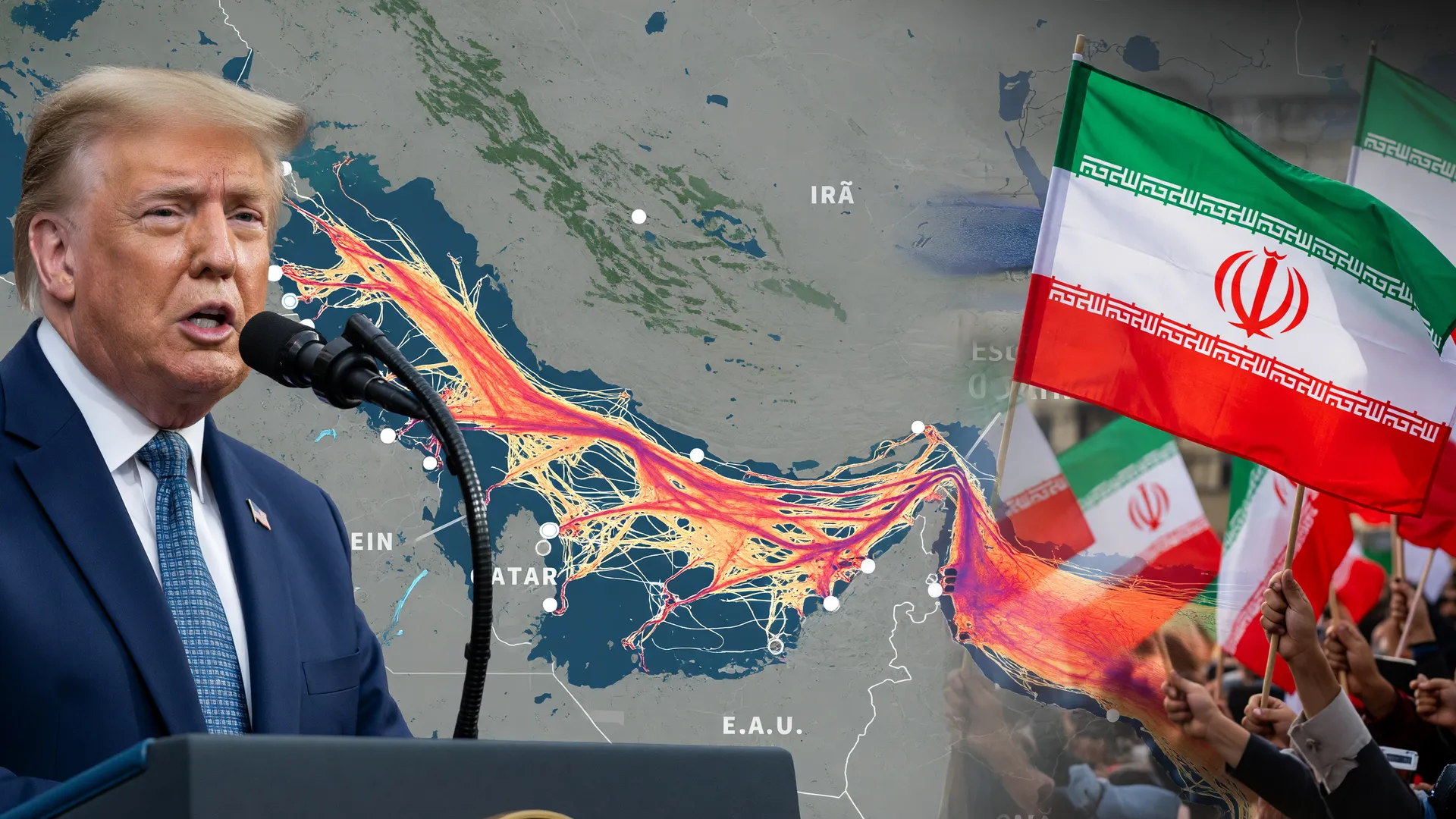 Mapa do Estreito de Ormuz, fechamento total Irã contra Trump e rotas marítimas globais