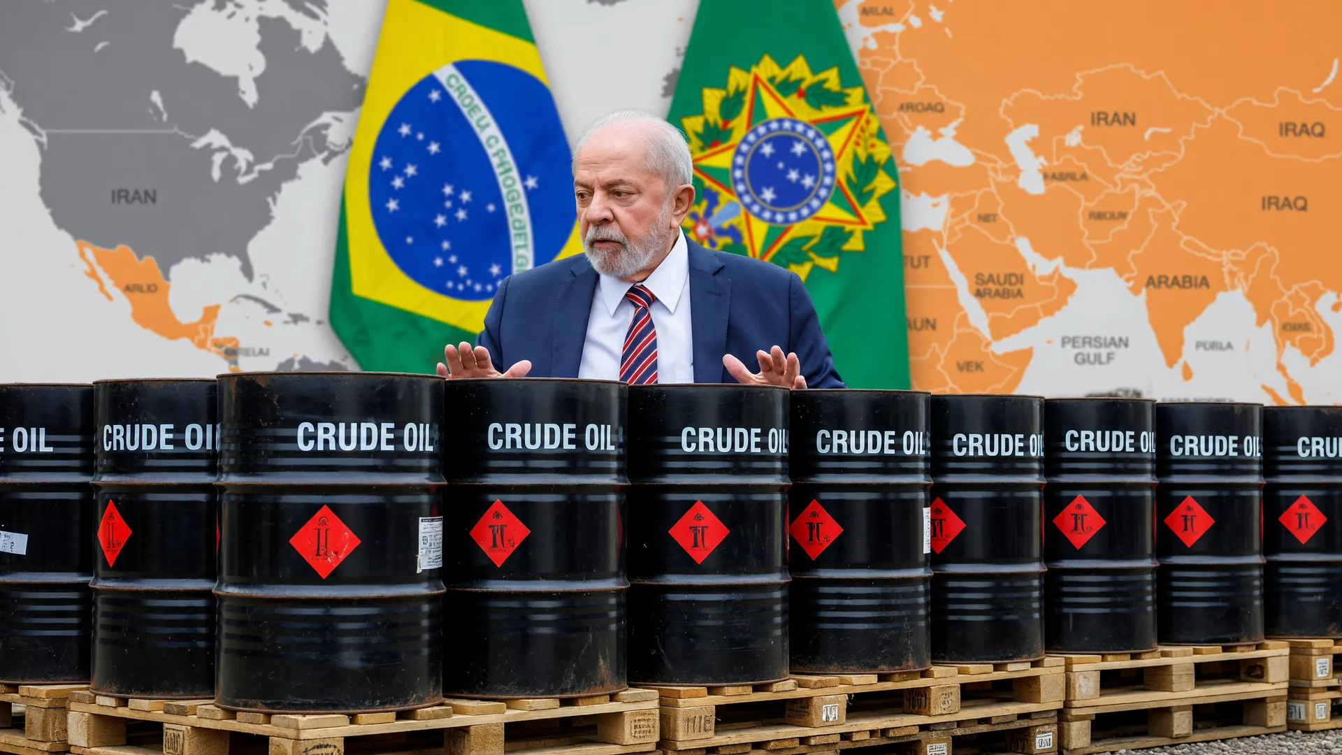 Colagem editorial sobre a proposta de isenção ICMS diesel importado pelos estados brasileiros
