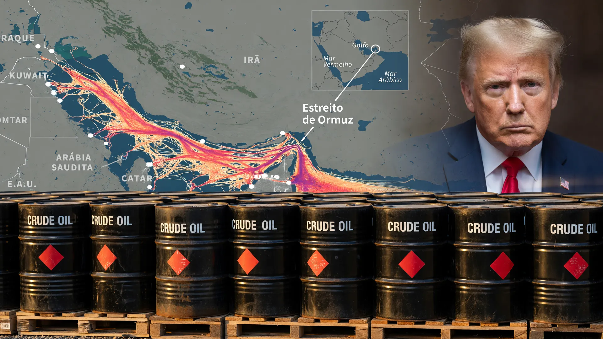 Preço do petróleo cai com expectativa de cessar-fogo entre EUA e Irã no Oriente Médio