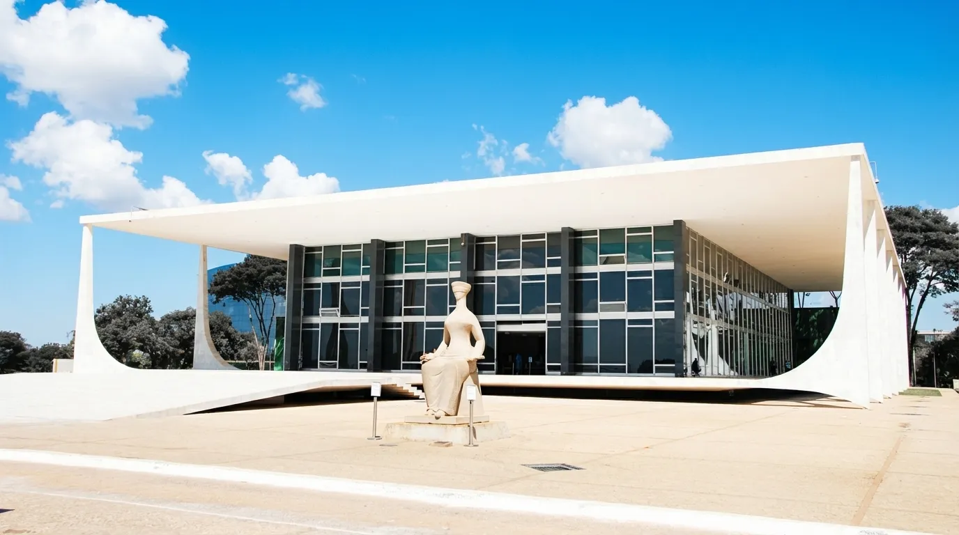 Fachada do STF representa transparência no Prêmio Innovare 2026 judiciário