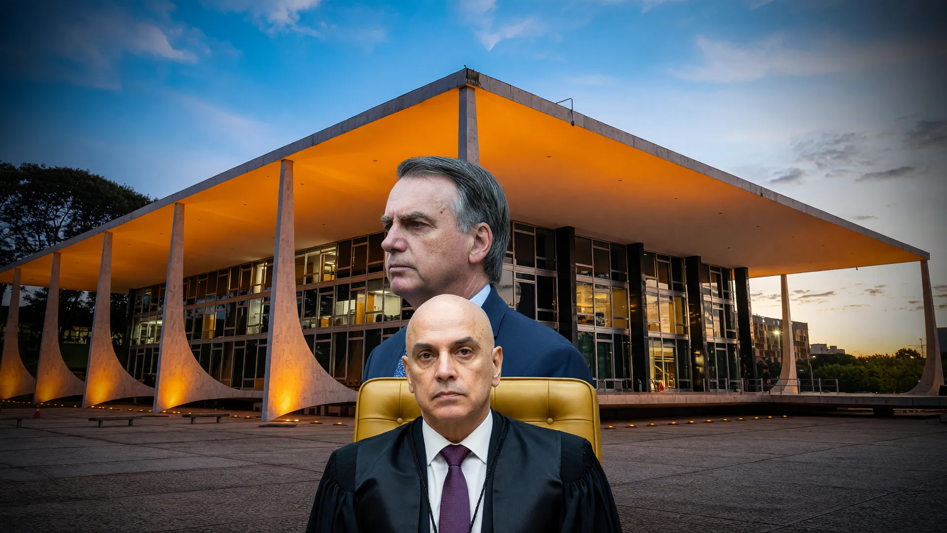 STF em contexto de decisão sobre prisão domiciliar Bolsonaro, mostrando poder institucional