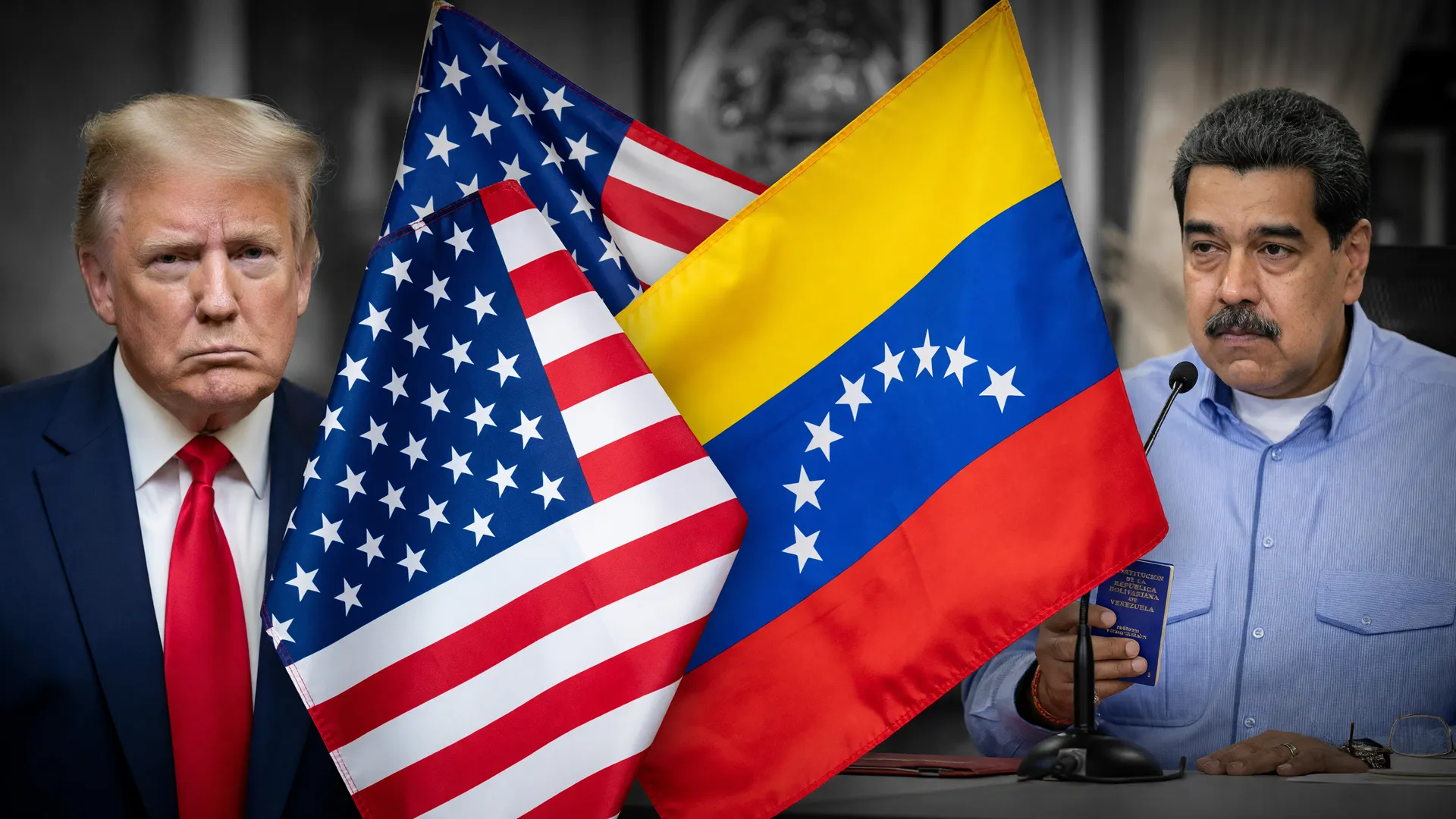 Reabertura embaixada EUA Venezuela: bandeiras dos EUA e Venezuela em encontro diplomático