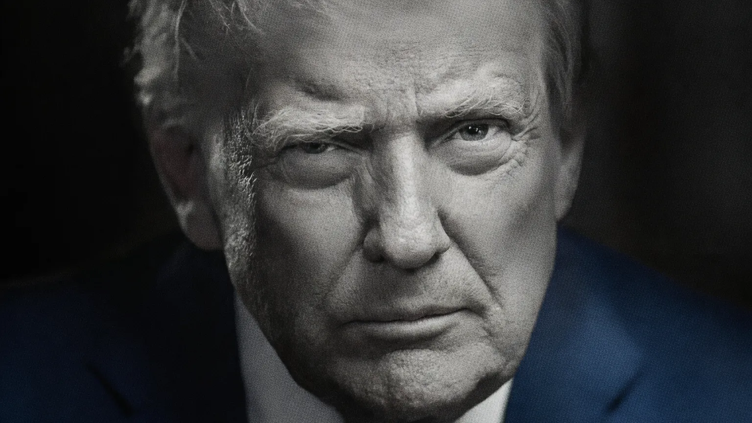 Donald Trump em retrato presidencial, simbolizando tarifas Trump impacto PIB americano