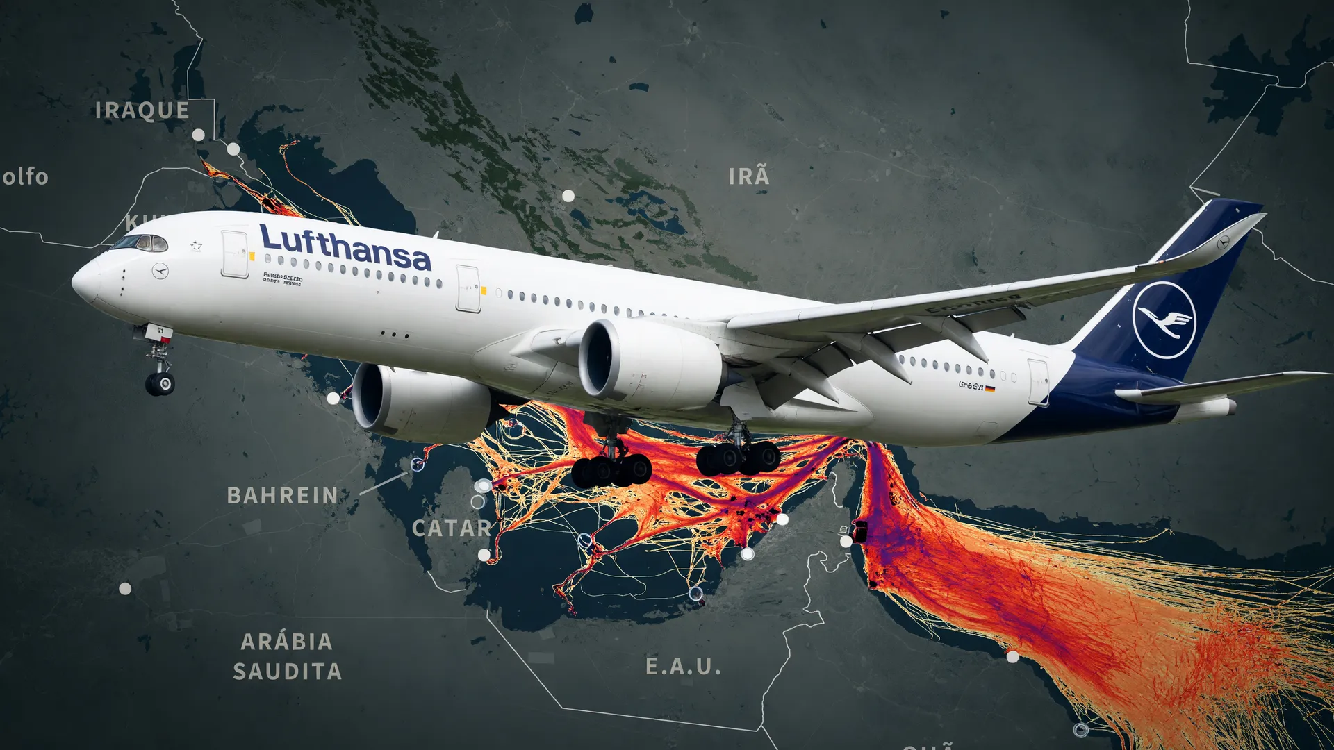 Cancelamento de voos em crise de combustível na Europa causado por bloqueio do Estreito de Ormuz
