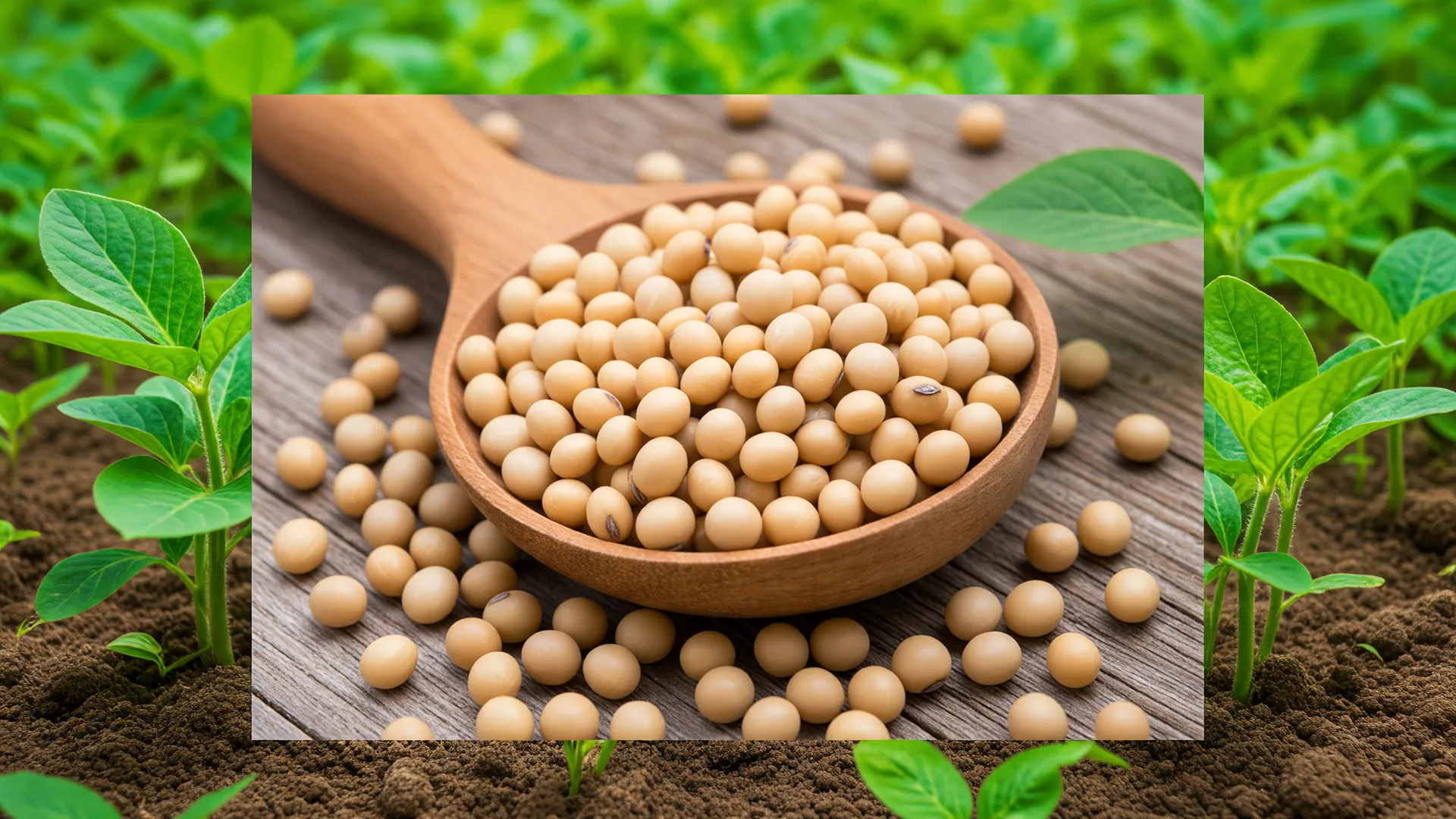 Plantas de soja em crescimento: inovação dos cientistas brasileiros Time 100 mais influentes