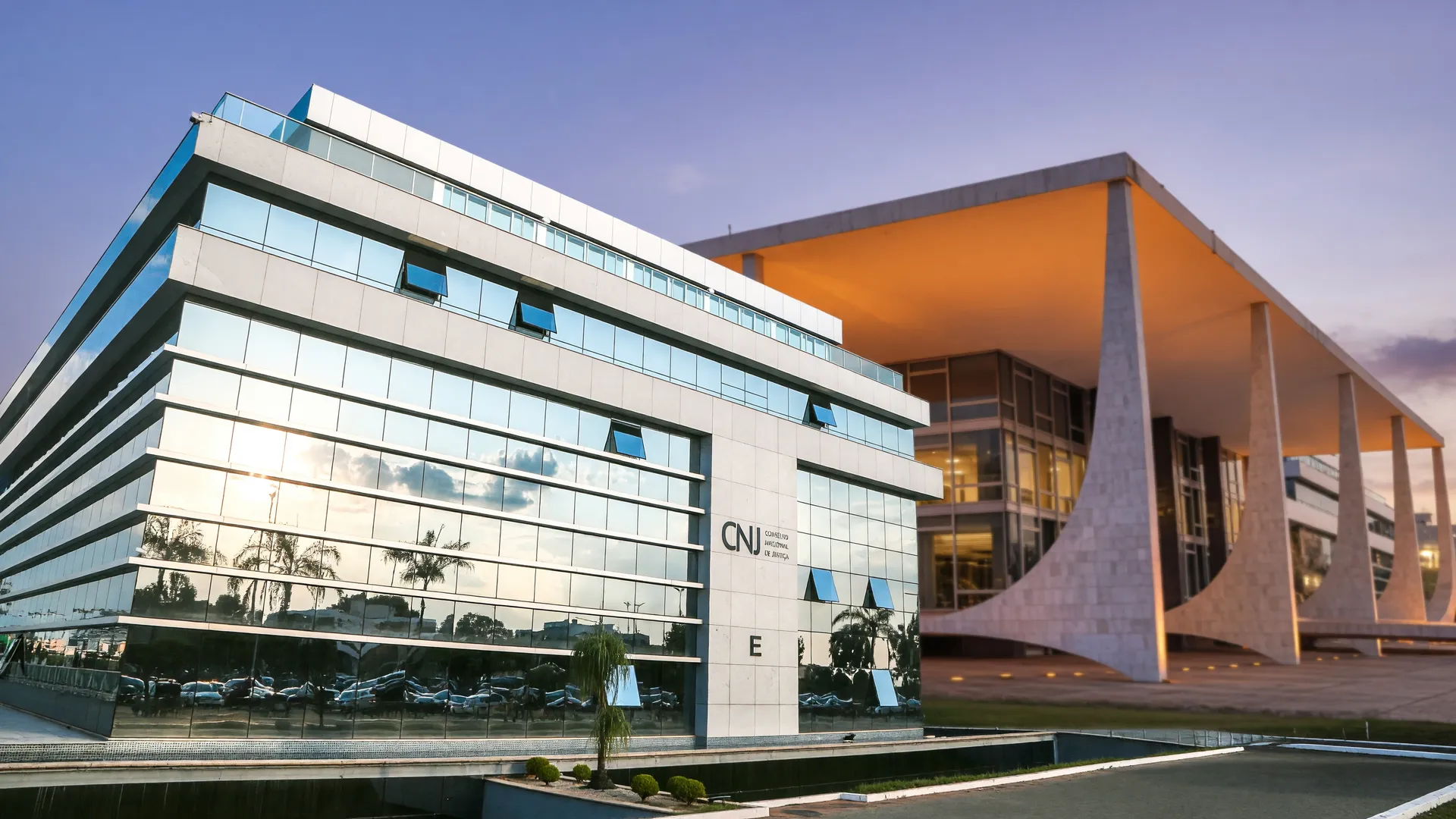 Edifícios do CNJ e STF representando a regulação de verbas indenizatórias no judiciário