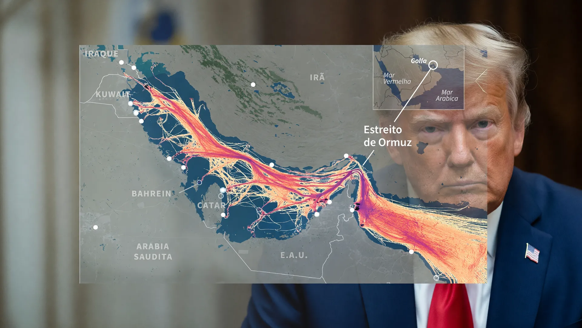 Cotação dólar hoje sob impacto da trégua Irã refletida no tráfego do Estreito de Ormuz