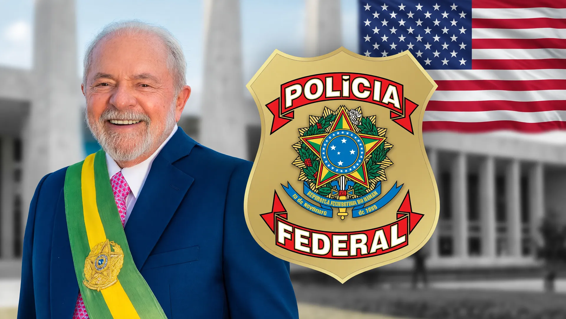 Lula em ação contra delegados da Polícia Federal que fingem trabalhar, resposta à crise com EUA e crime organizado