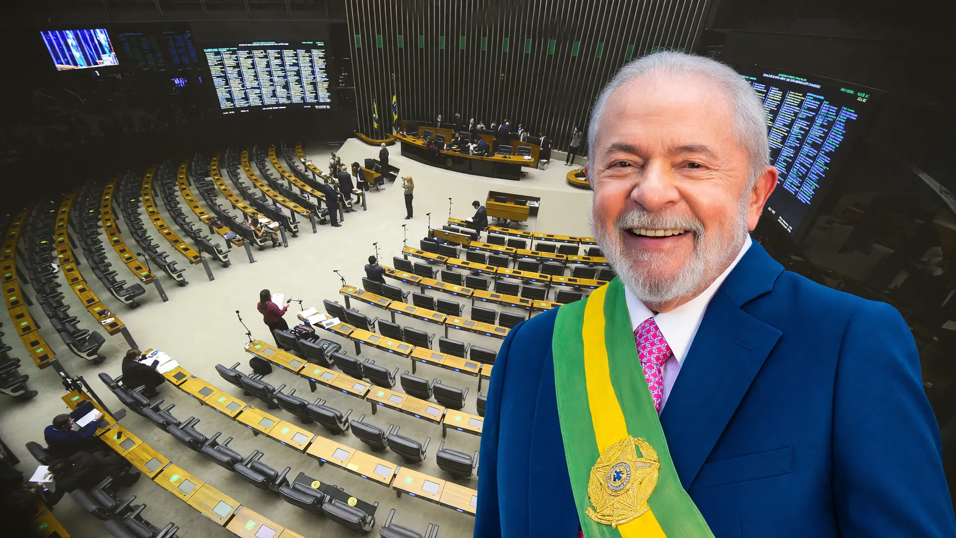 Plenário da Câmara com Lula: votação sobre fim da escala 6x1 projeto de lei