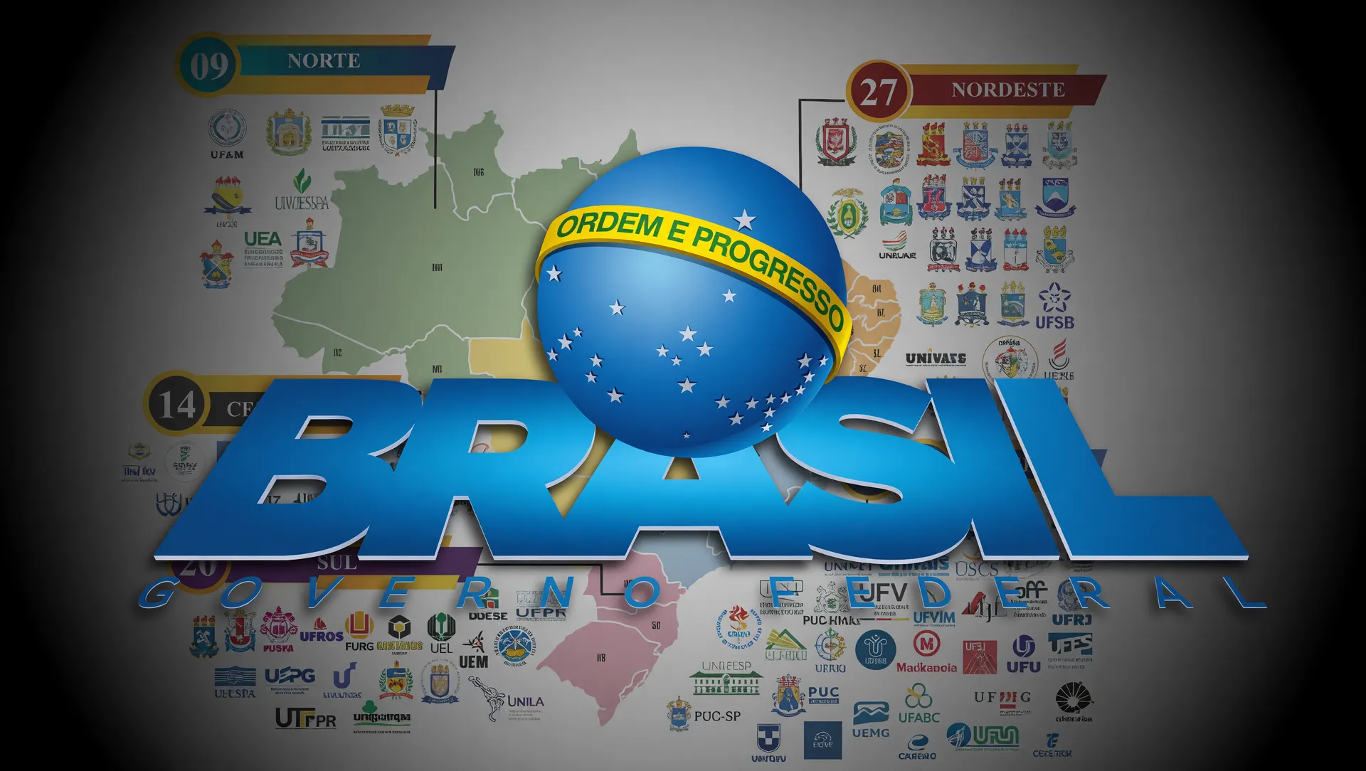 Mapa de instituições sob tensão: representação visual da greve técnico-administrativos universidades federais