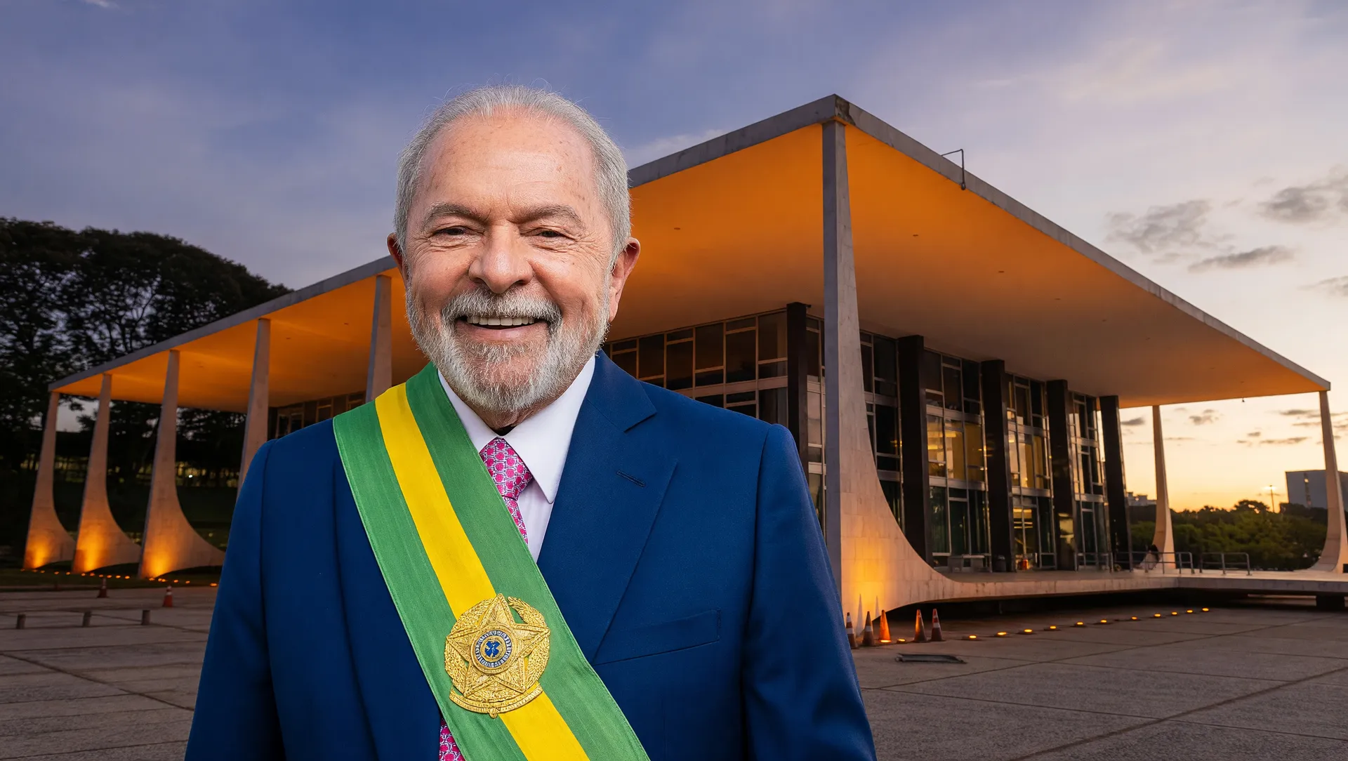 Presidente Lula e fachada do STF em composição sobre Gustavo Gayer réu STF injúria