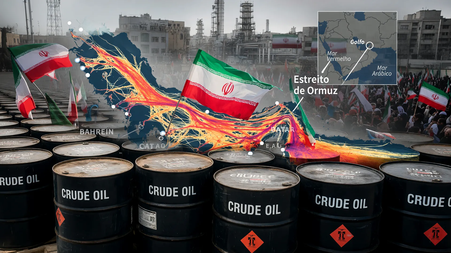 Impacto econômico da guerra Irã segundo FMI: petróleo, Estreito de Ormuz e crise global