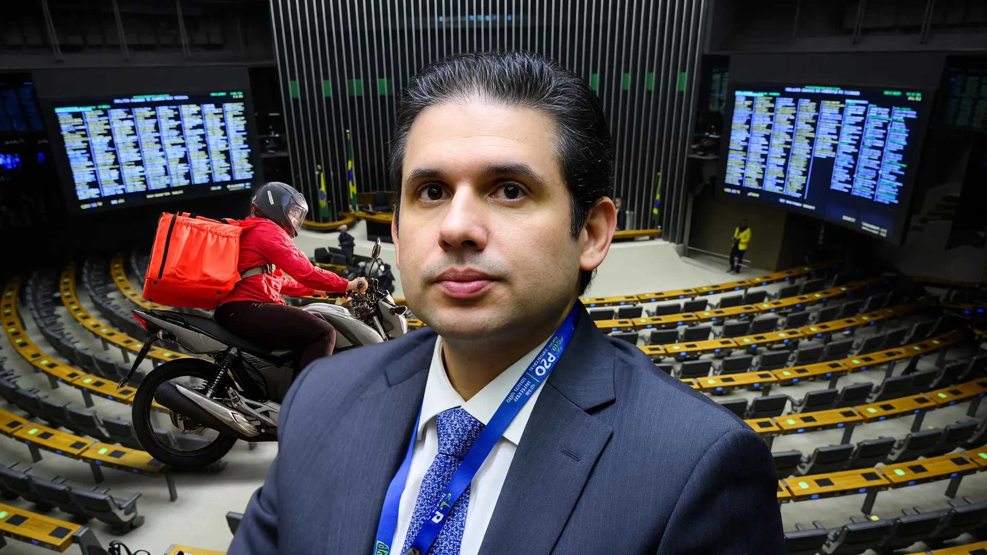 Impasse no PL dos apps: Motta na Câmara dos Deputados com entregadores de aplicativos