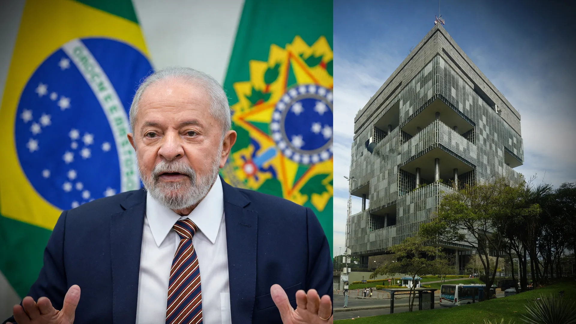 Lula e Petrobras em composição editorial sobre a isenção PIS Cofins querosene aviação para passagens aéreas