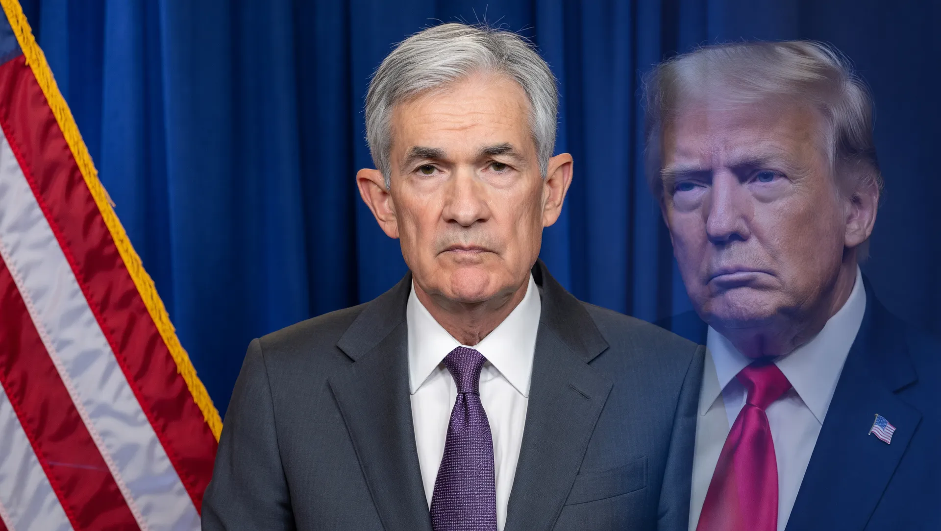 Jerome Powell permanece no Fed após mandato, retrato institucional com contexto de governo
