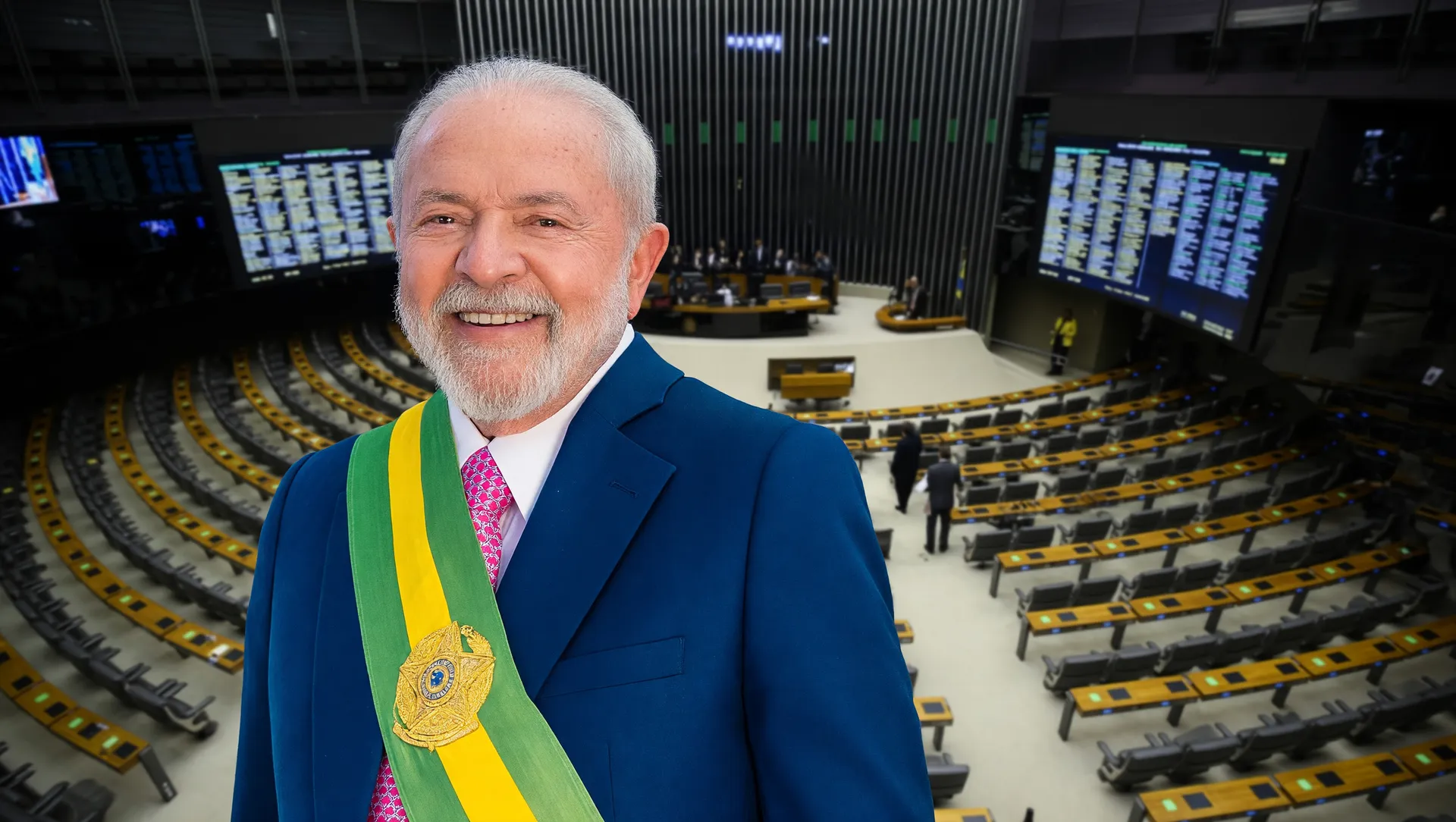 Retrato do Presidente Lula em traje oficial, representando tratamento de queratose tendinite no punho
