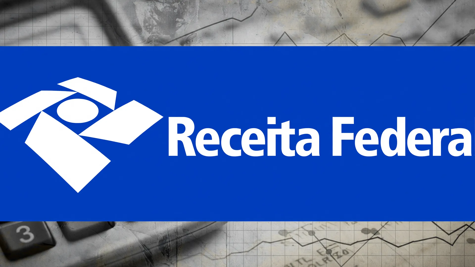 Símbolo da Receita Federal com elementos de auditoria visual, representando malha fina IR 2026 como regularizar