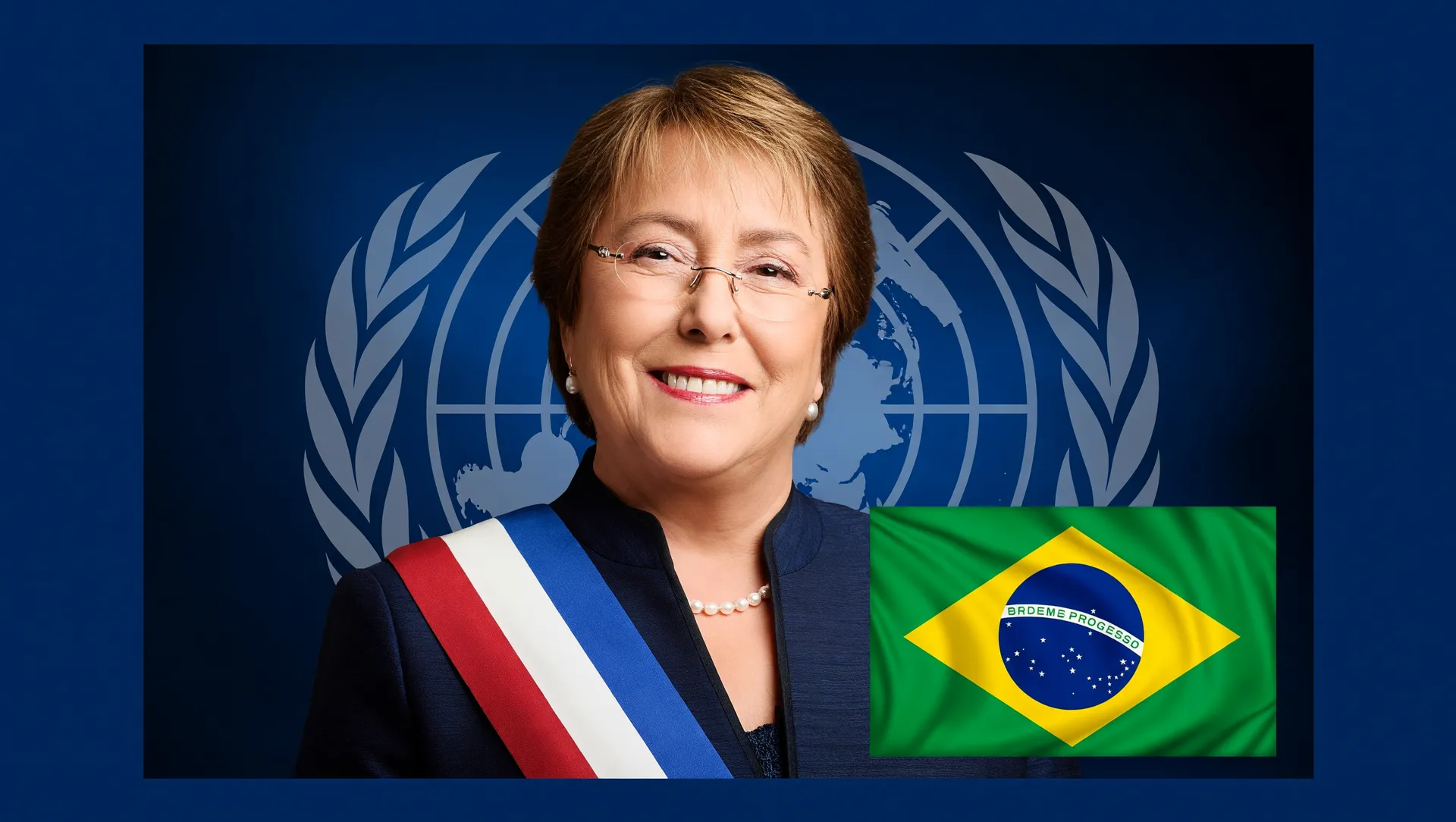 Michelle Bachelet secretária-geral da ONU: candidata histórica apoiada pelo Brasil