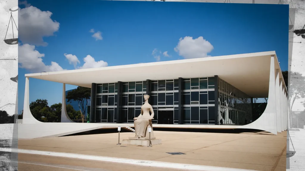 STF julga proteção de mínimo existencial para superendividados - fachada com escultura