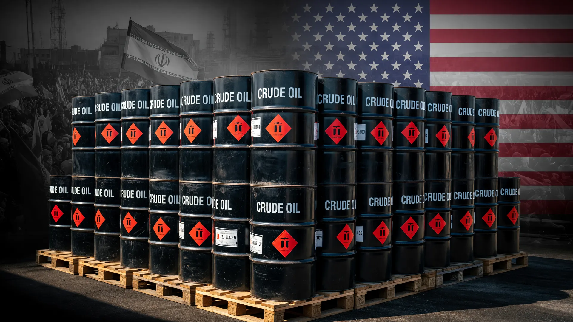 Tensão geopolítica entre EUA e Irã impacta preço do petróleo Estreito de Ormuz com barris em alta