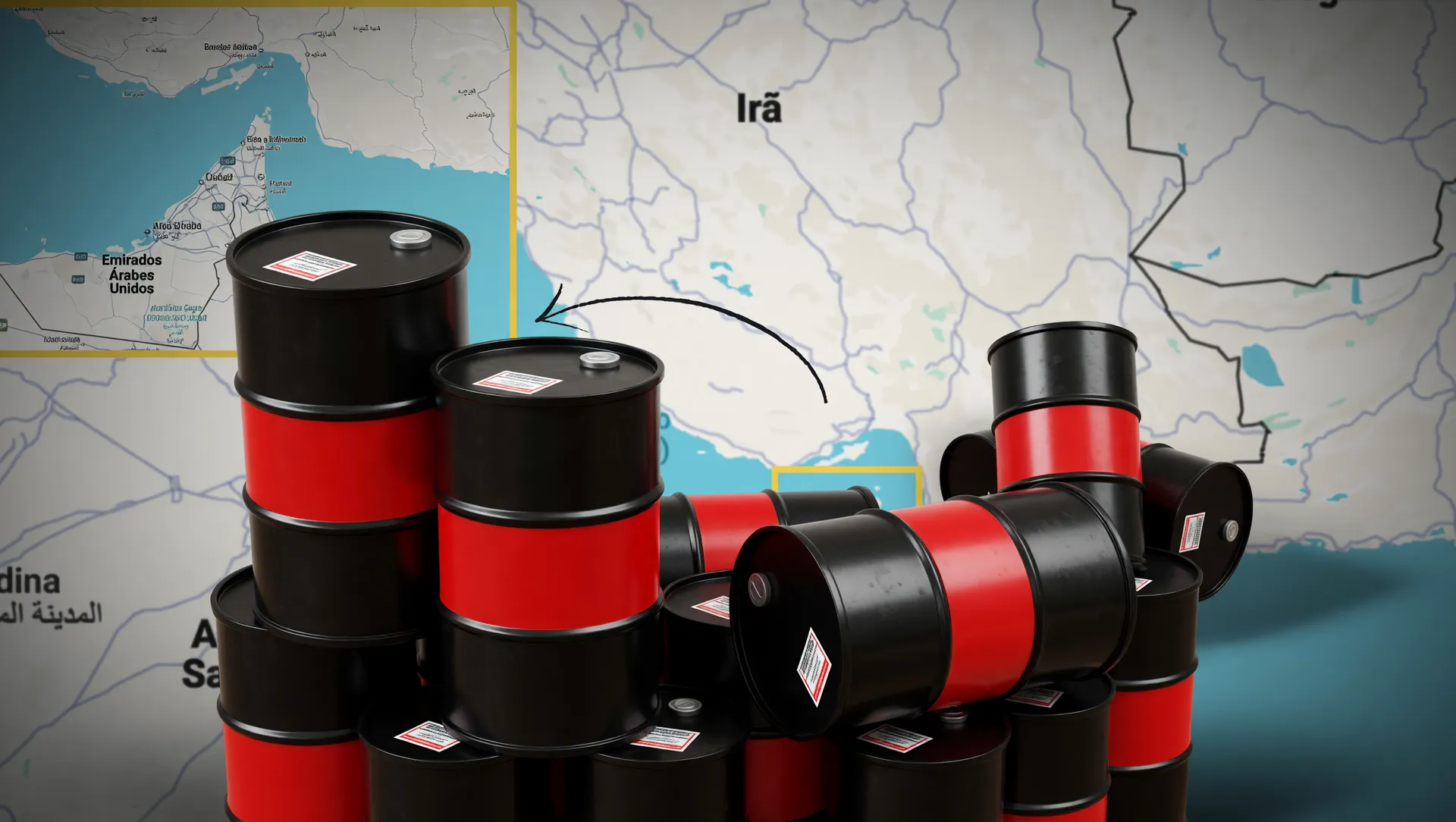 Barris de petróleo e Estreito de Ormuz: risco de preservativo mais caro na guerra do Irã