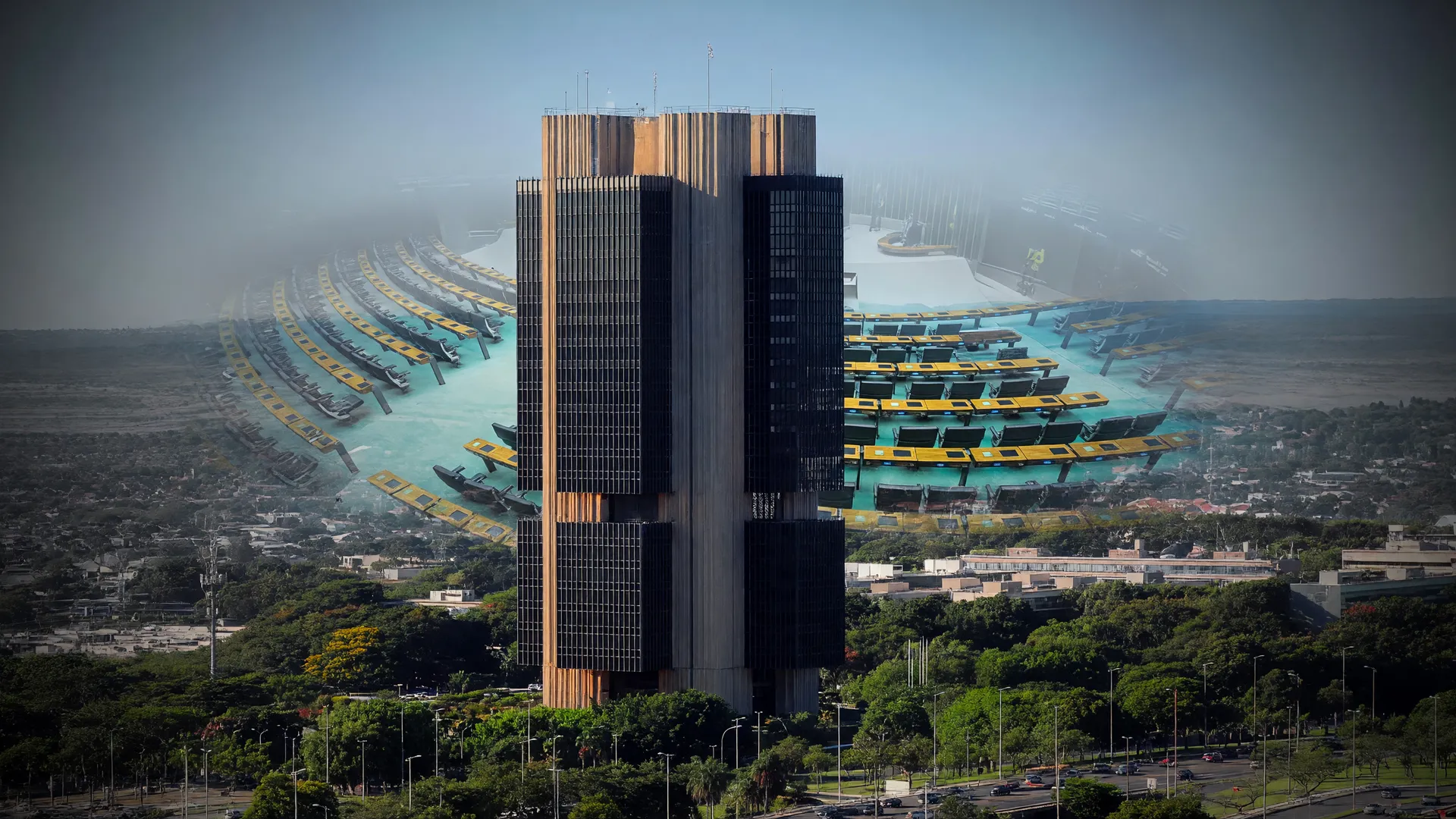 Sede do Banco Central e plenário da Câmara: o debate sobre produtividade e redução de jornada de trabalho no Brasil