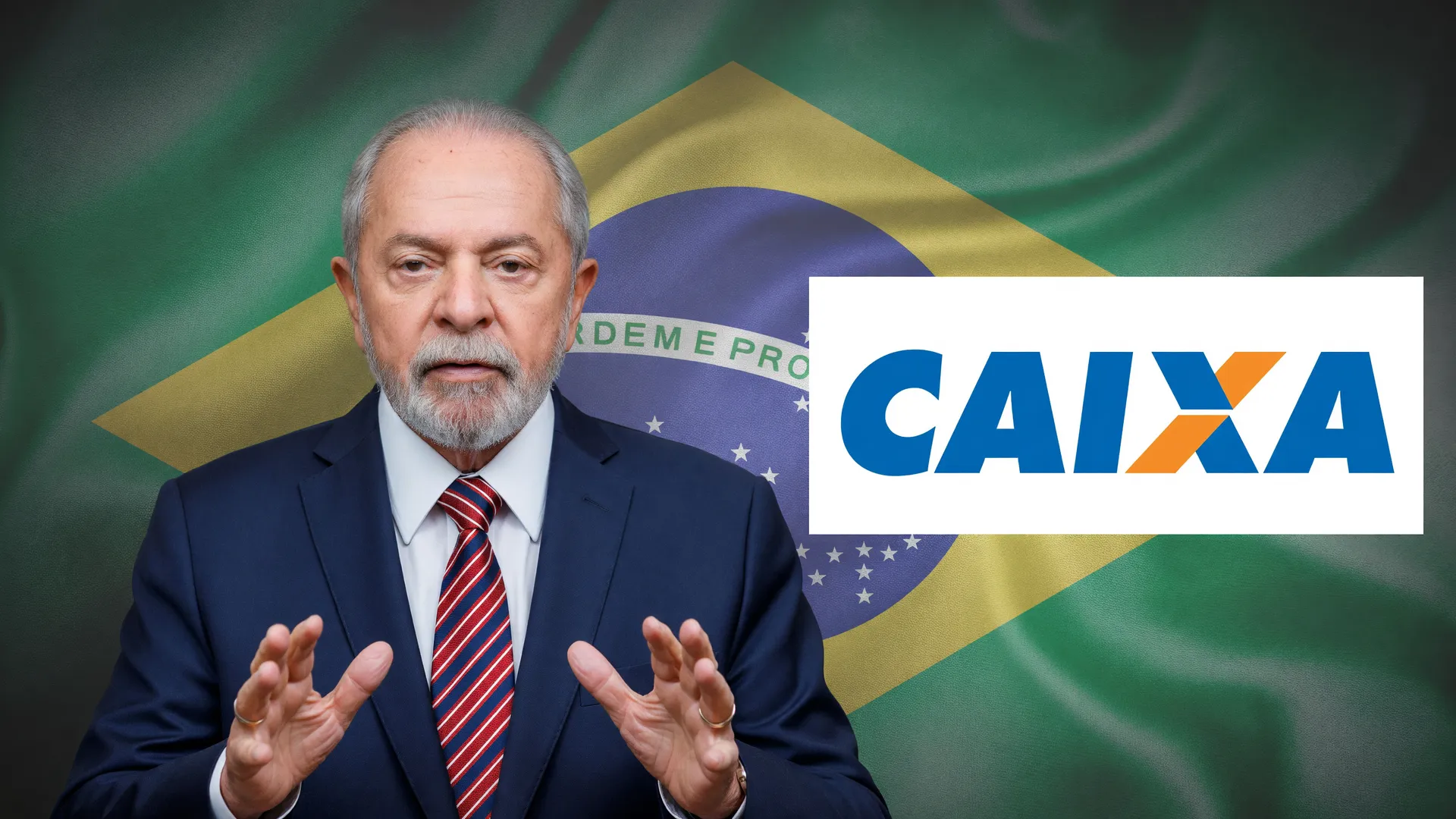 Lula e Caixa em composição sobre contexto brasileiro, programa Reforma Casa Brasil financiamento
