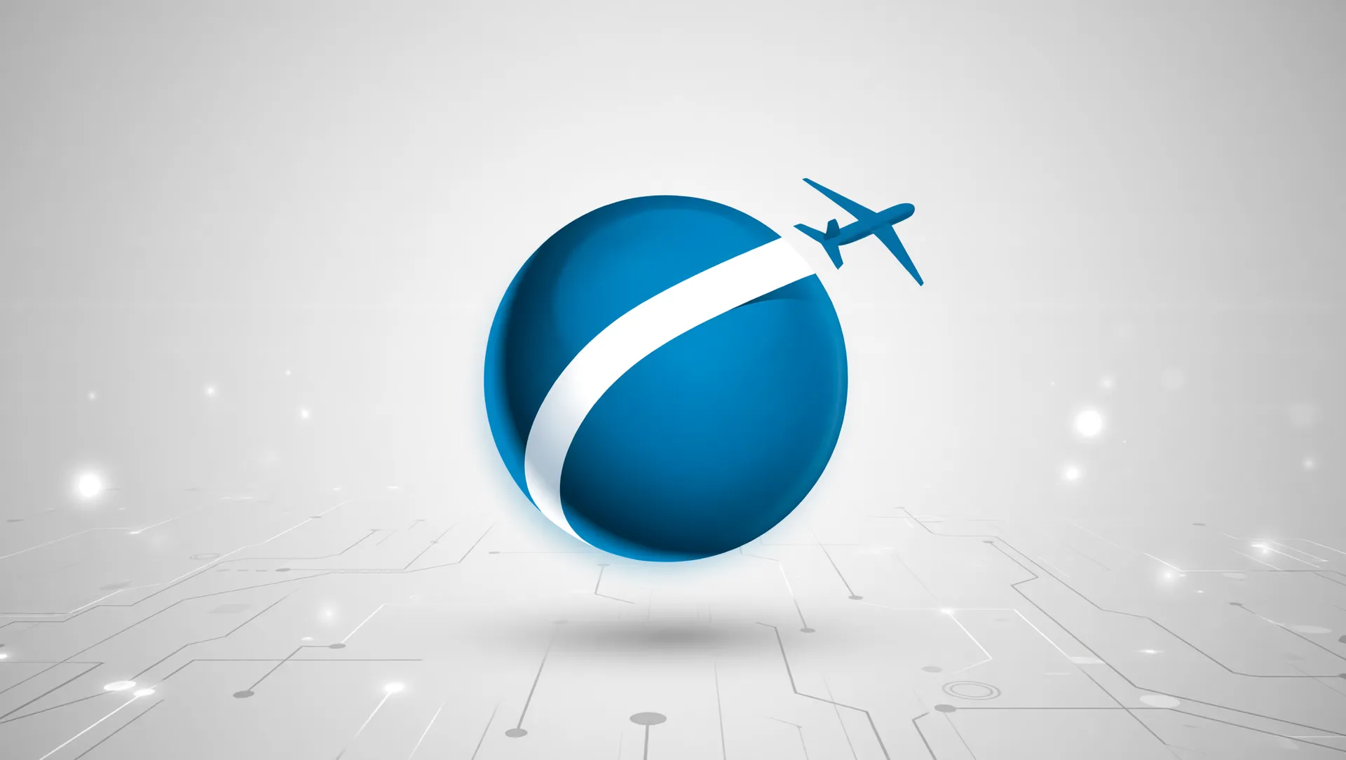 Logo Anac com globo azul e avião, símbolo da plataforma de reclamação de passageiro aéreo