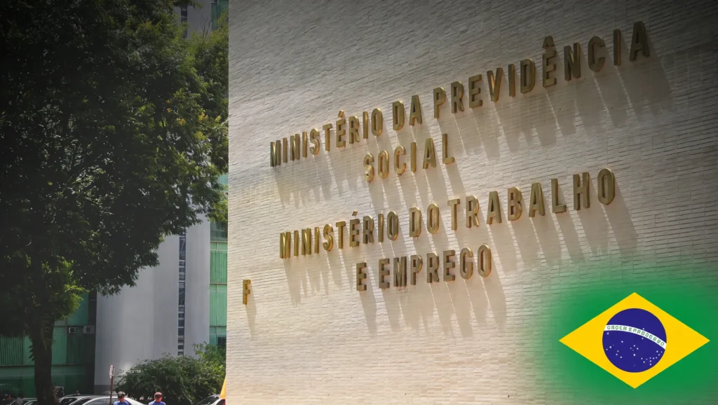 Fachada do Ministério do Trabalho: riscos psicossociais no trabalho causam mortes, alerta OIT