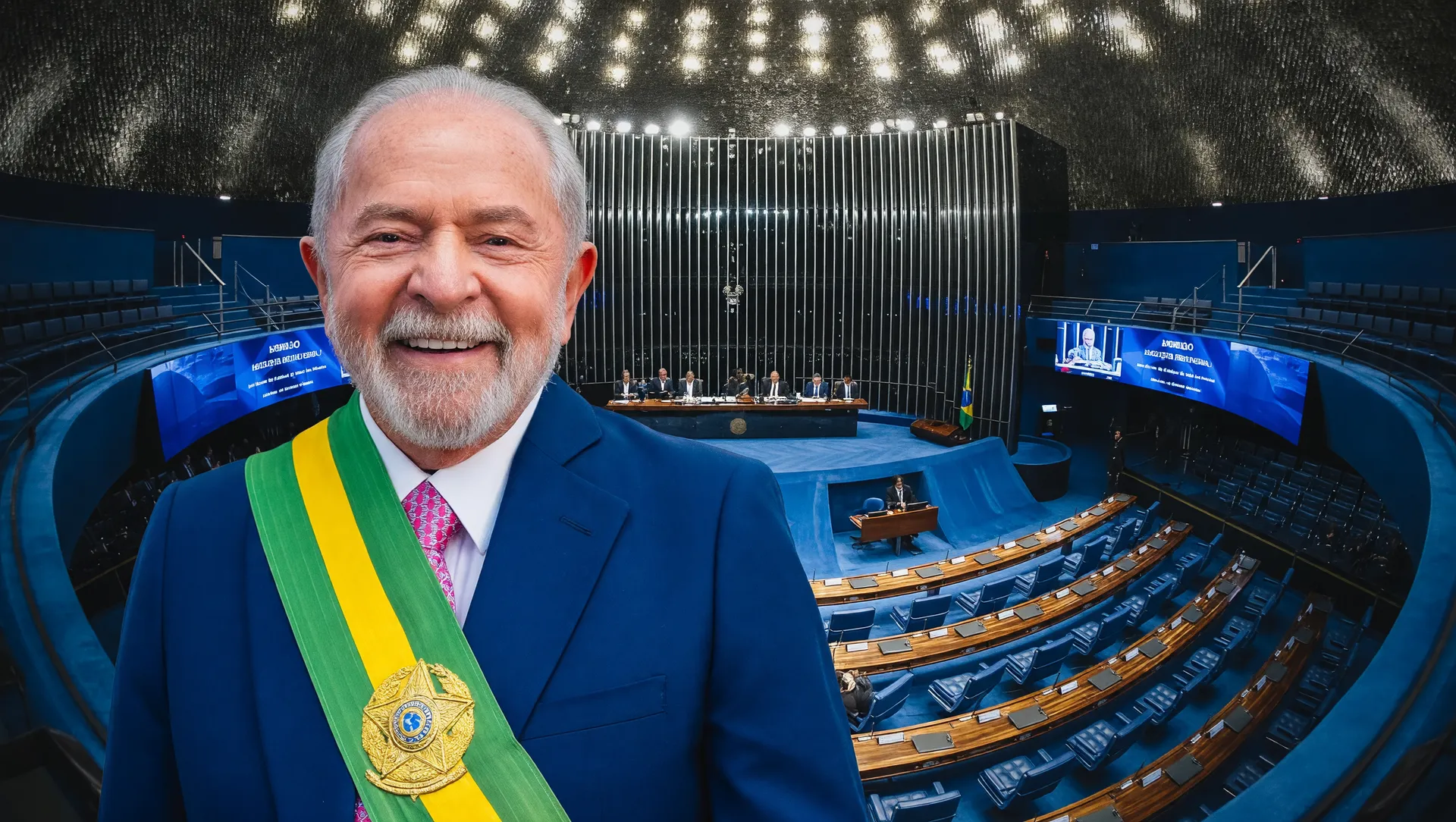 Retrato editorial do veto PL da Dosimetria votação senado: confronto entre Lula e legislativo