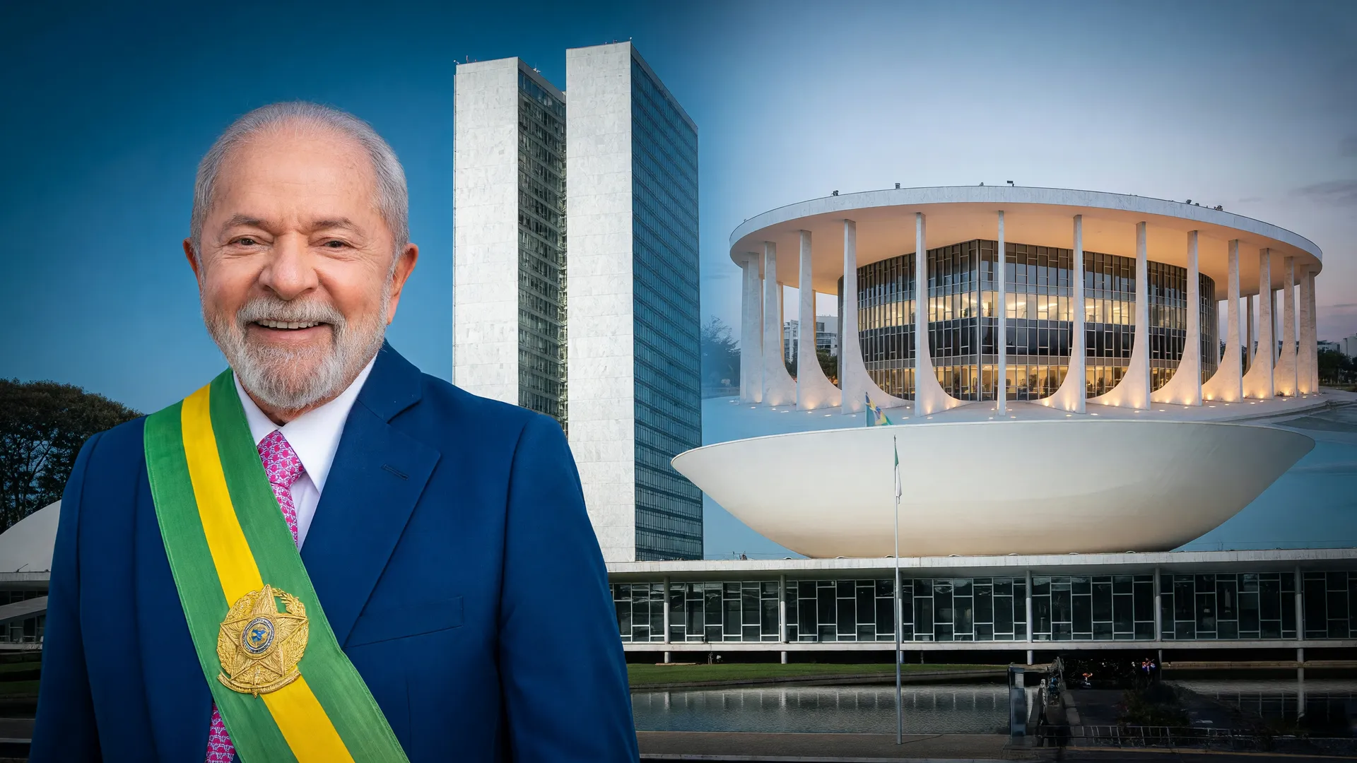 Congresso Nacional com Lula e STF em composição do veto PL Dosimetria em sessão