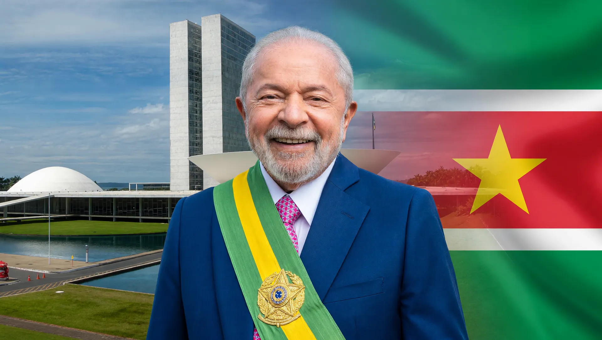 Retrato institucional sobre acordo Brasil Suriname para fortalecer segurança na fronteira amazônica