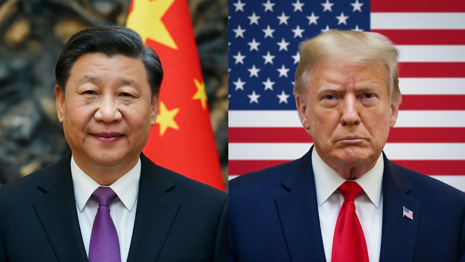 Xi Jinping e Donald Trump em cúpula bilateral confirmando acordos comerciais China EUA
