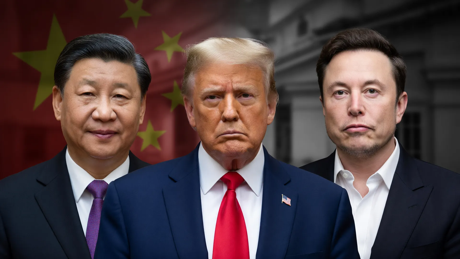 Bilionários tecnologia em cúpula Trump Xi entre líderes dos EUA e China em Pequim