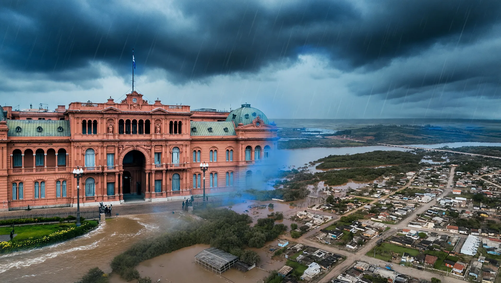 Ciclone extratropical Argentina traz temporais e chuvas intensas ao Sul do Brasil