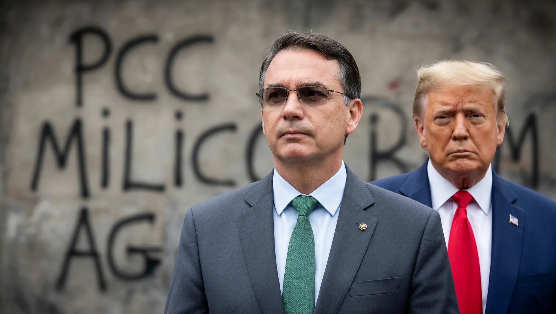 Encontro na Casa Branca: Flávio Bolsonaro pede que Trump classifique PCC como terrorista