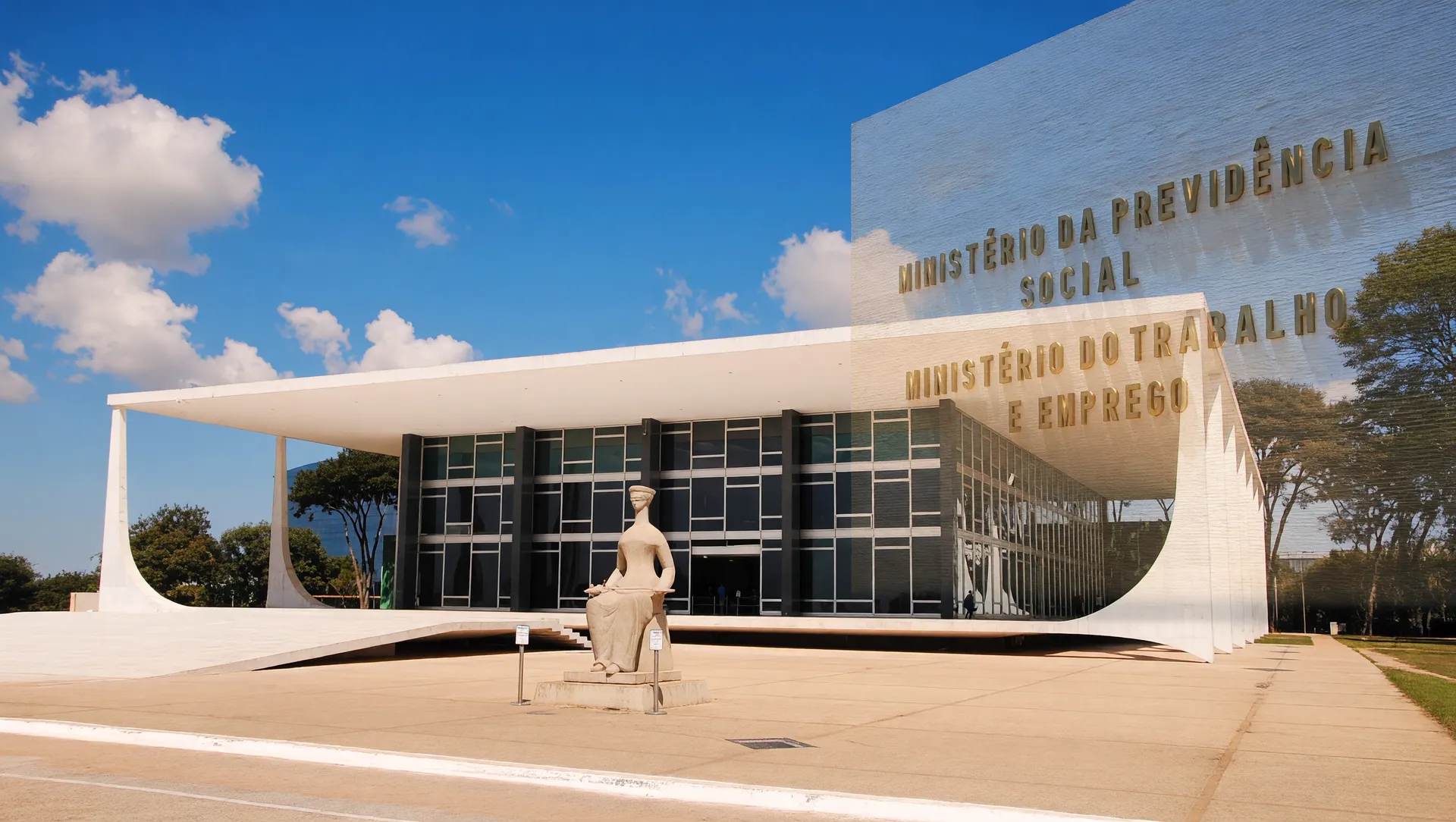 Fachada do STF simbolizando igualdade salarial entre homens e mulheres com implementação no Ministério do Trabalho
