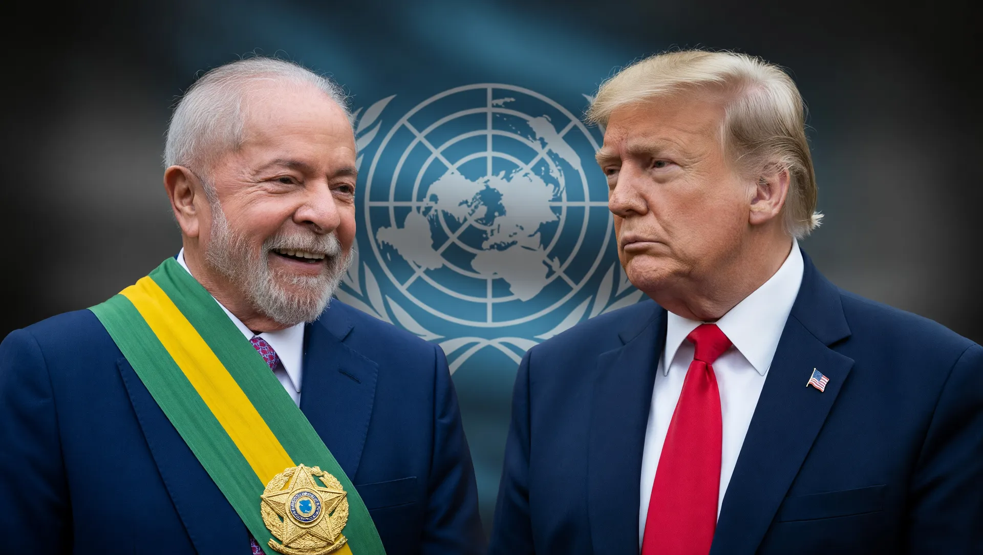 Lula e Trump em tensão diplomática sobre divergência em guerras internacionais e ONU