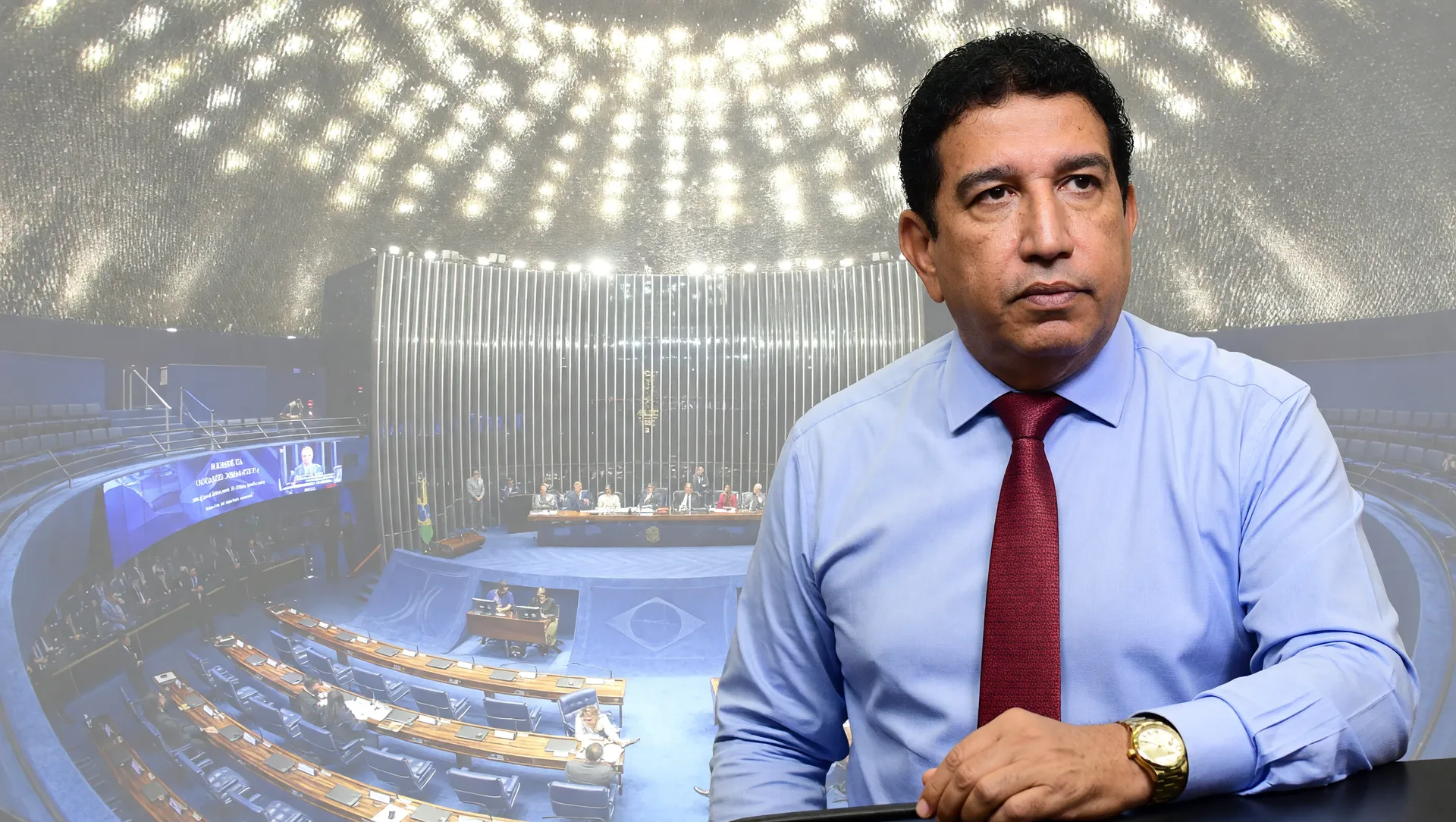 Magno Malta, réu por difamação em redes sociais: retrato de senador em contexto institucional