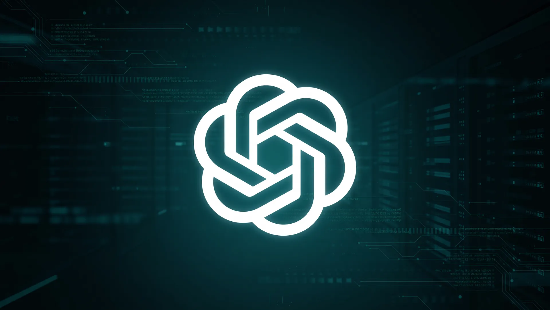 OpenAI cria empresa IA corporativa: logotipo brilhando sobre ambiente de negócios tecnológicos