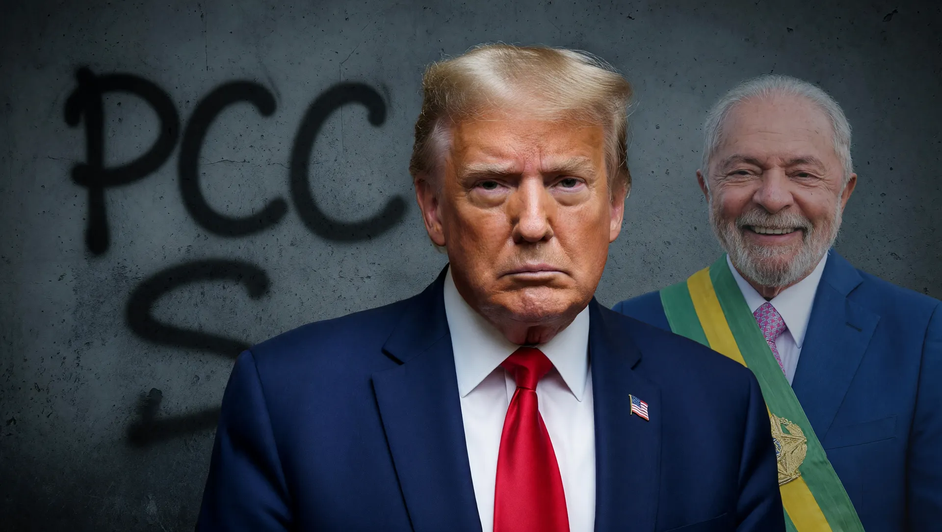 Trump, pichação do PCC, Lula excluído - designação de PCC Comando Vermelho organizações terroristas