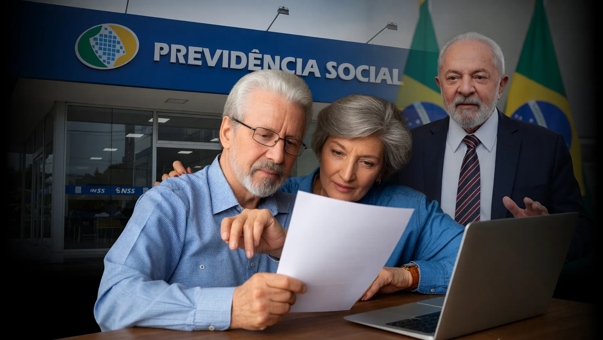 Aposentados consultam sobre redução margem consignado com INSS ao fundo