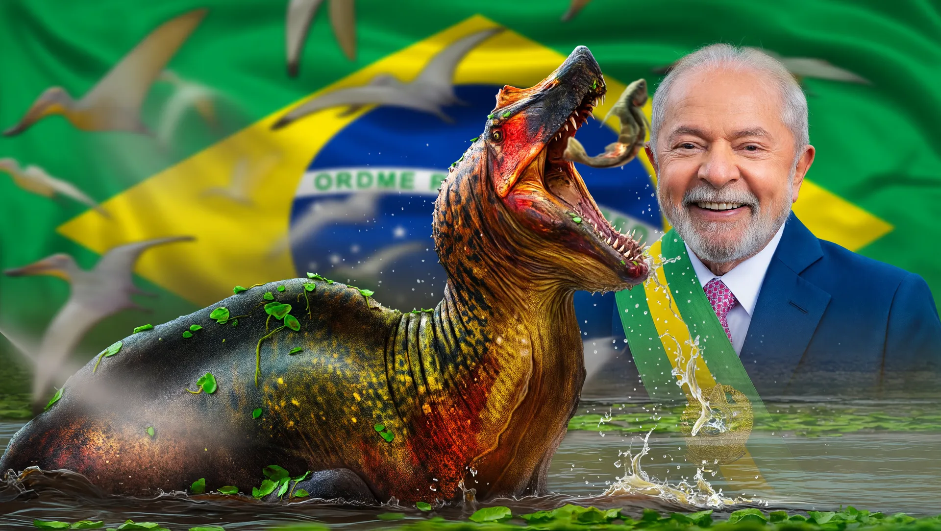Repatriação do Irritator challengeri ao Brasil: dinossauro histórico retorna com Lula