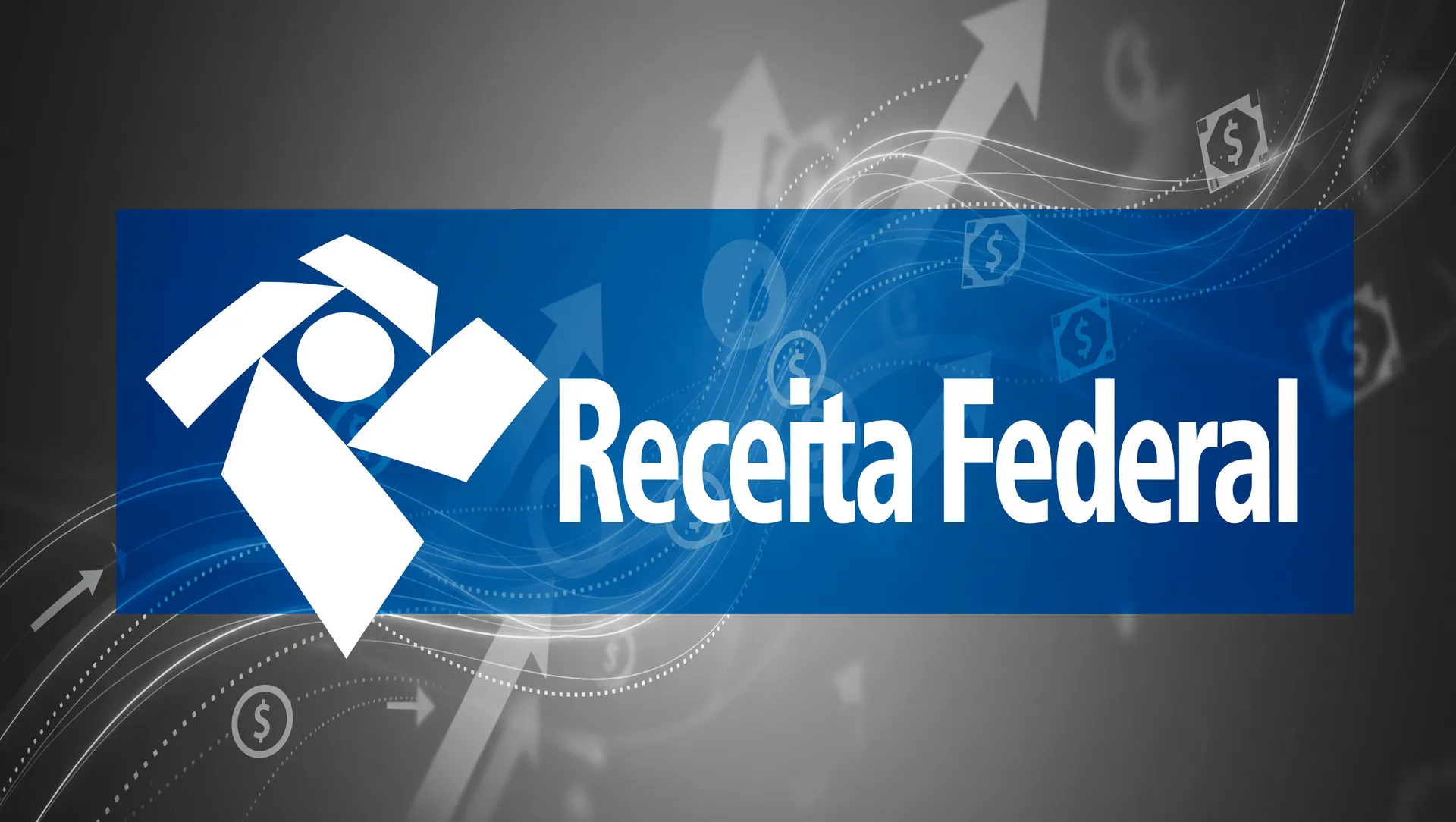 Emblema da Receita Federal representando restituição imposto de renda 2026 em lote